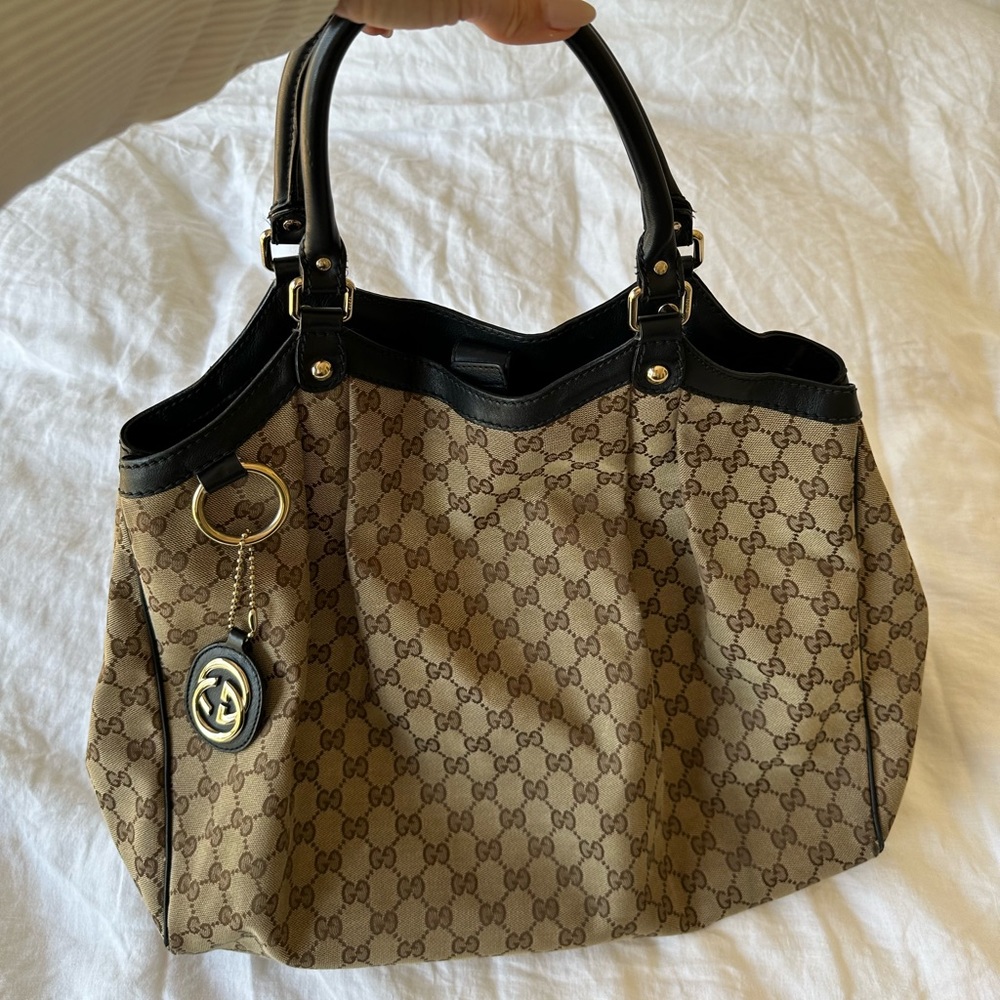 Gucci Sukey GG Canvas Large Tote